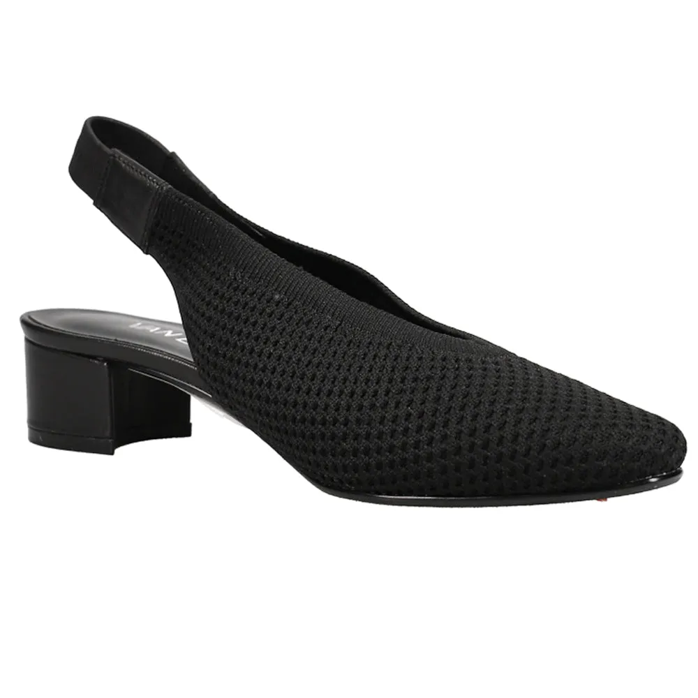Abira Round Toe Sling Back Pumps