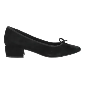 Aleka Round Toe Block Heel Pumps