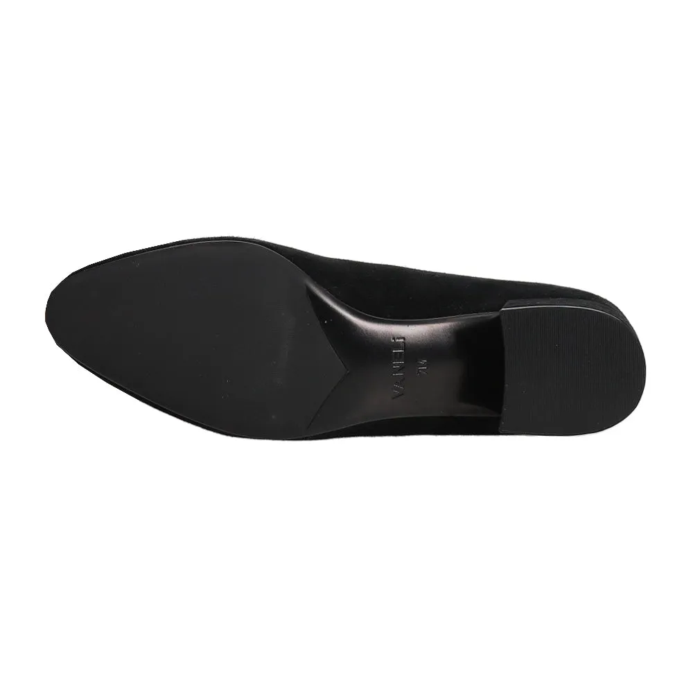 Aleka Round Toe Block Heel Pumps