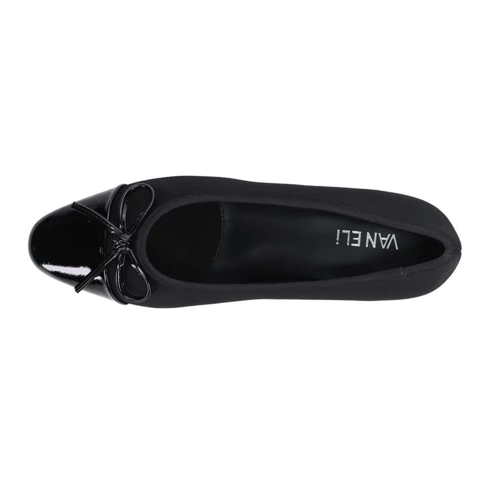 Alesya Round Toe Block Heel Pumps