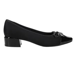 Alesya Round Toe Block Heel Pumps