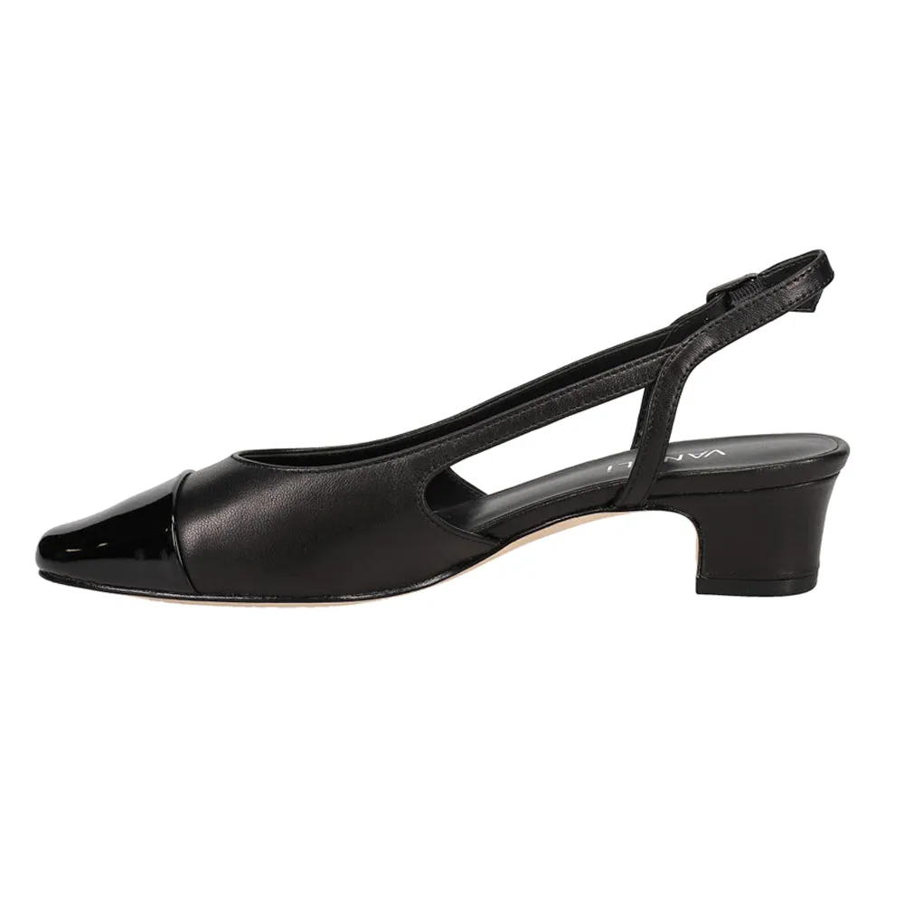Aliz Round Toe Slingback Pumps