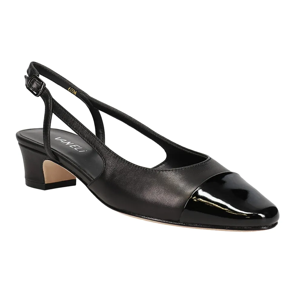 Aliz Round Toe Slingback Pumps