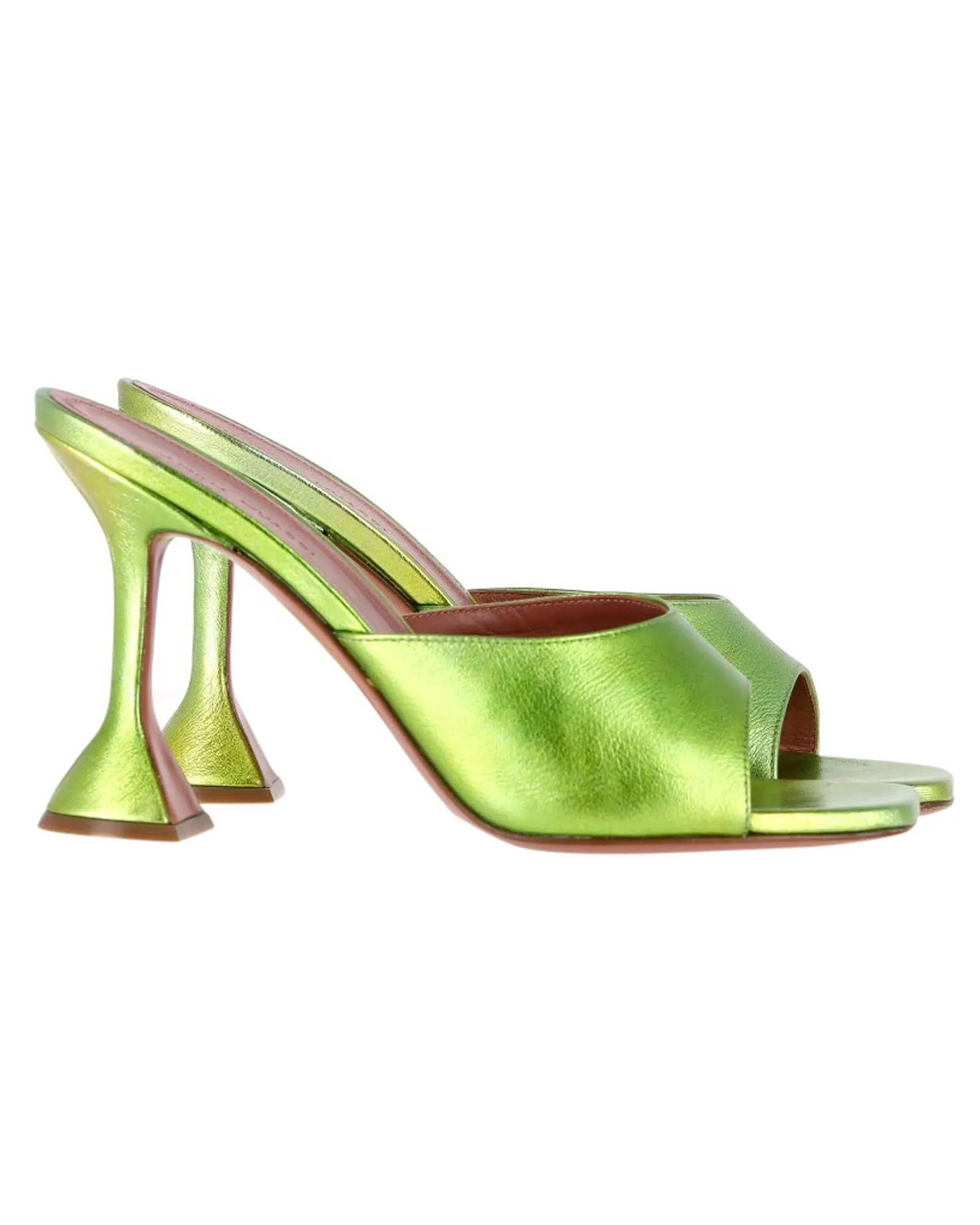 Amina Muaddi Leather Mules