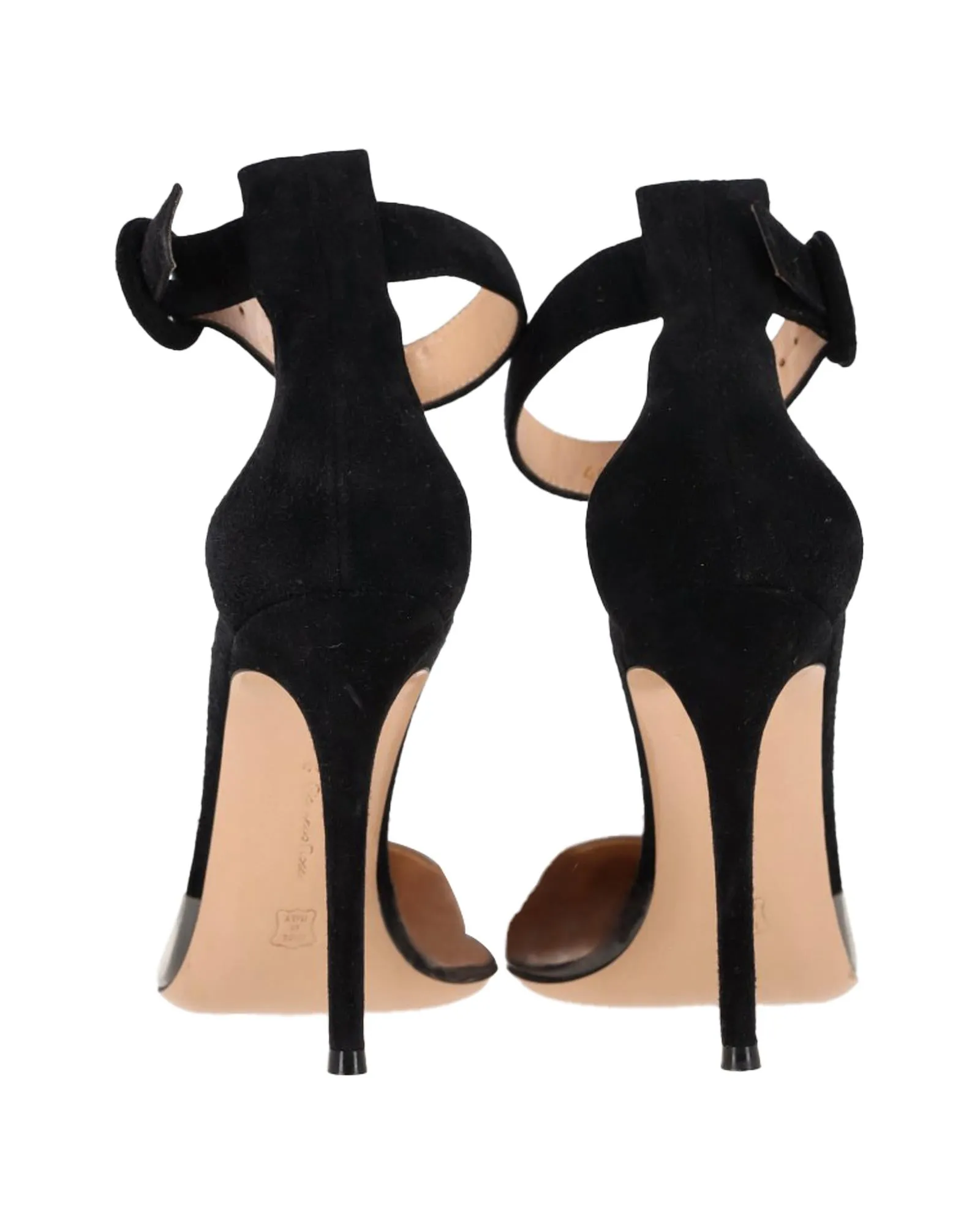 Ankle Strap Heels Silver Toe Cap