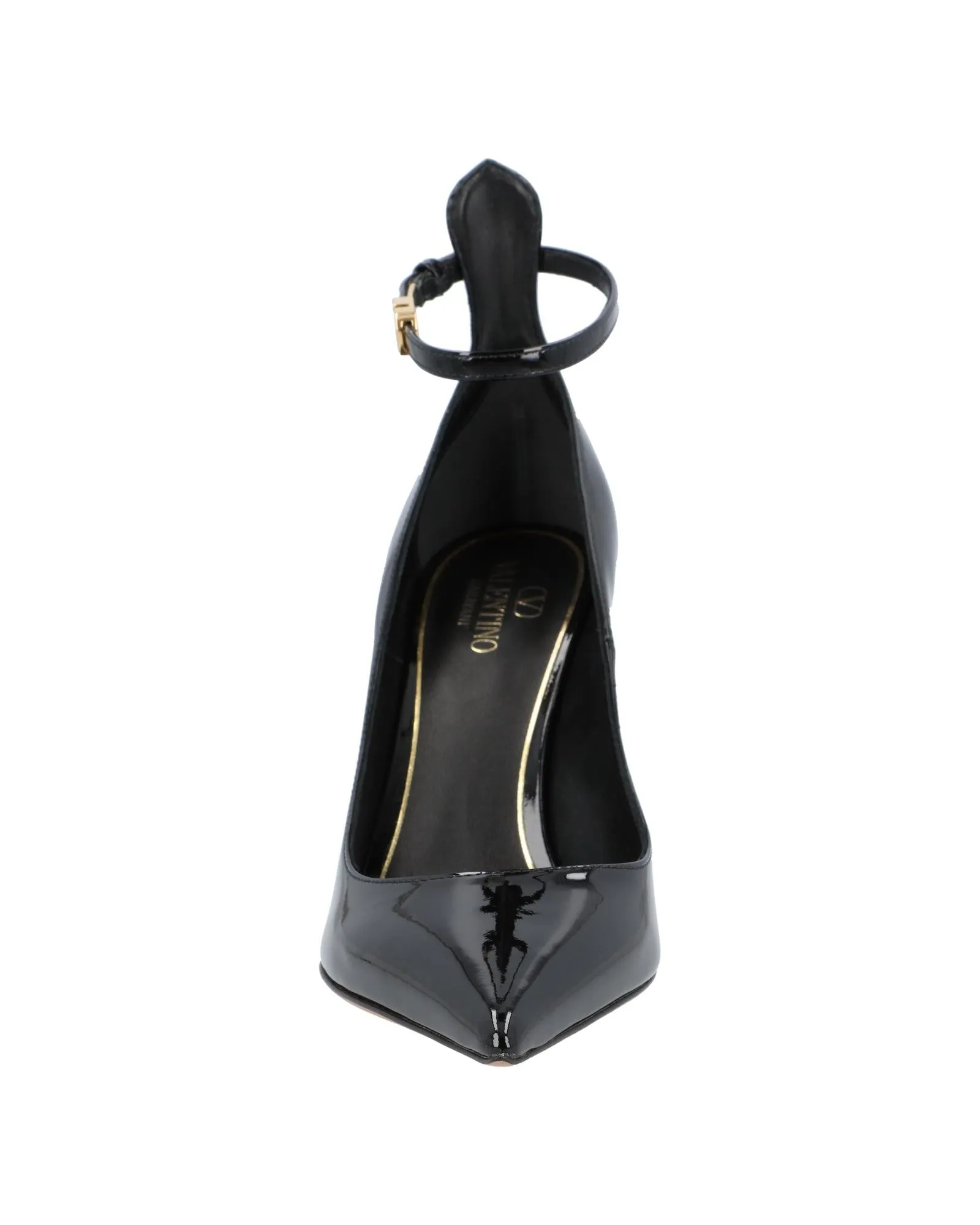 Ankle Strap Patent Leather Heels