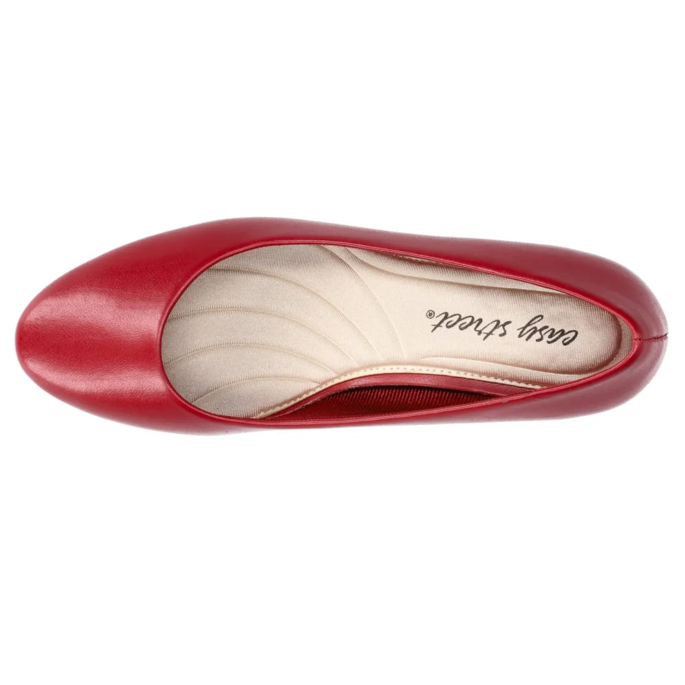 Ballari Round Toe Block Heel Pumps