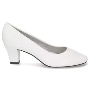 Ballari Round Toe Block Heel Pumps
