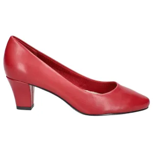 Ballari Round Toe Block Heel Pumps