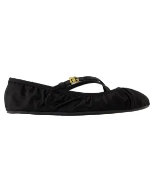 Ballet Flats Nylon Fabric