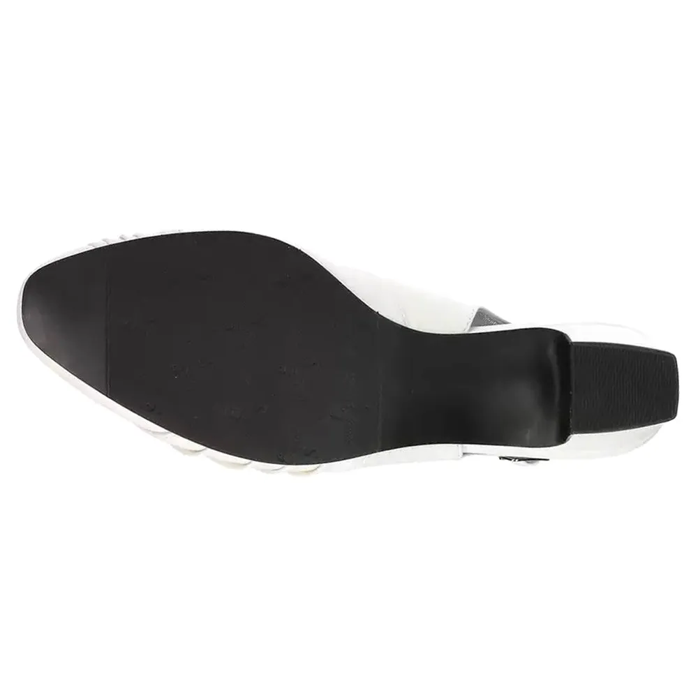 Bates Round Toe Slingback Pumps