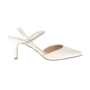 Billie Rhinestone Pointed Toe Slingback Pumps
