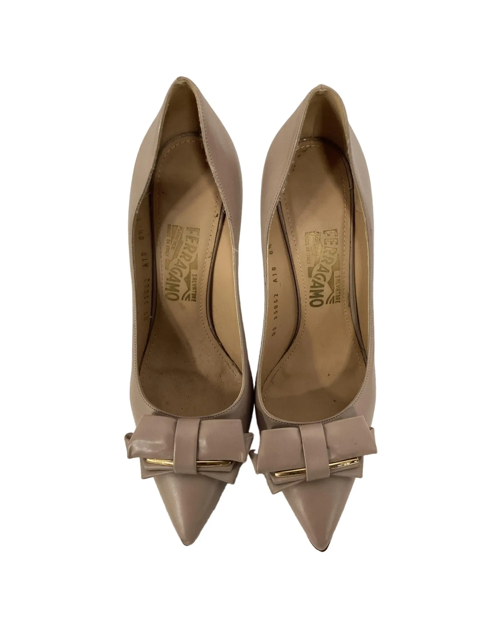 Bow Detail PointedToe Heels