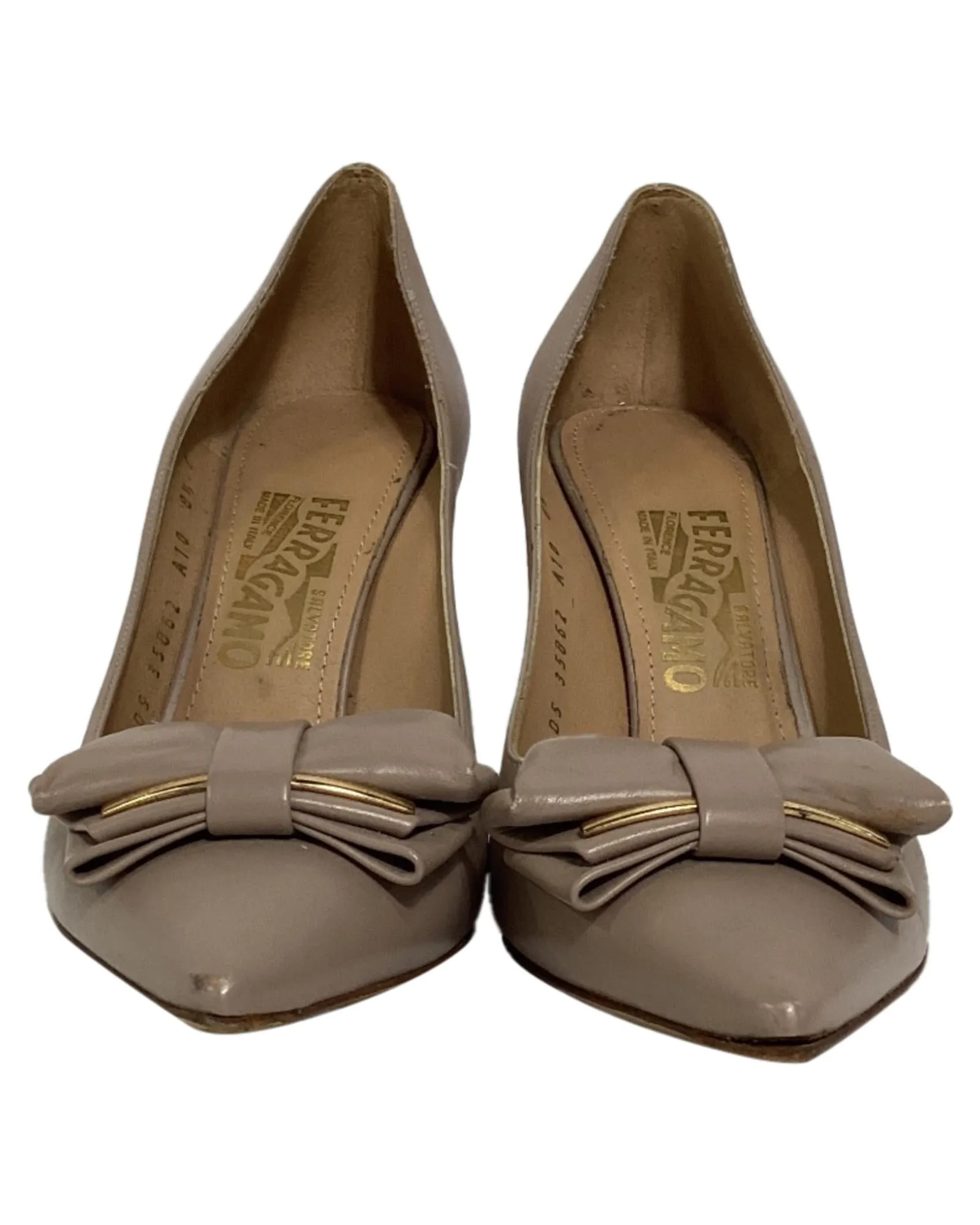 Bow Detail PointedToe Heels