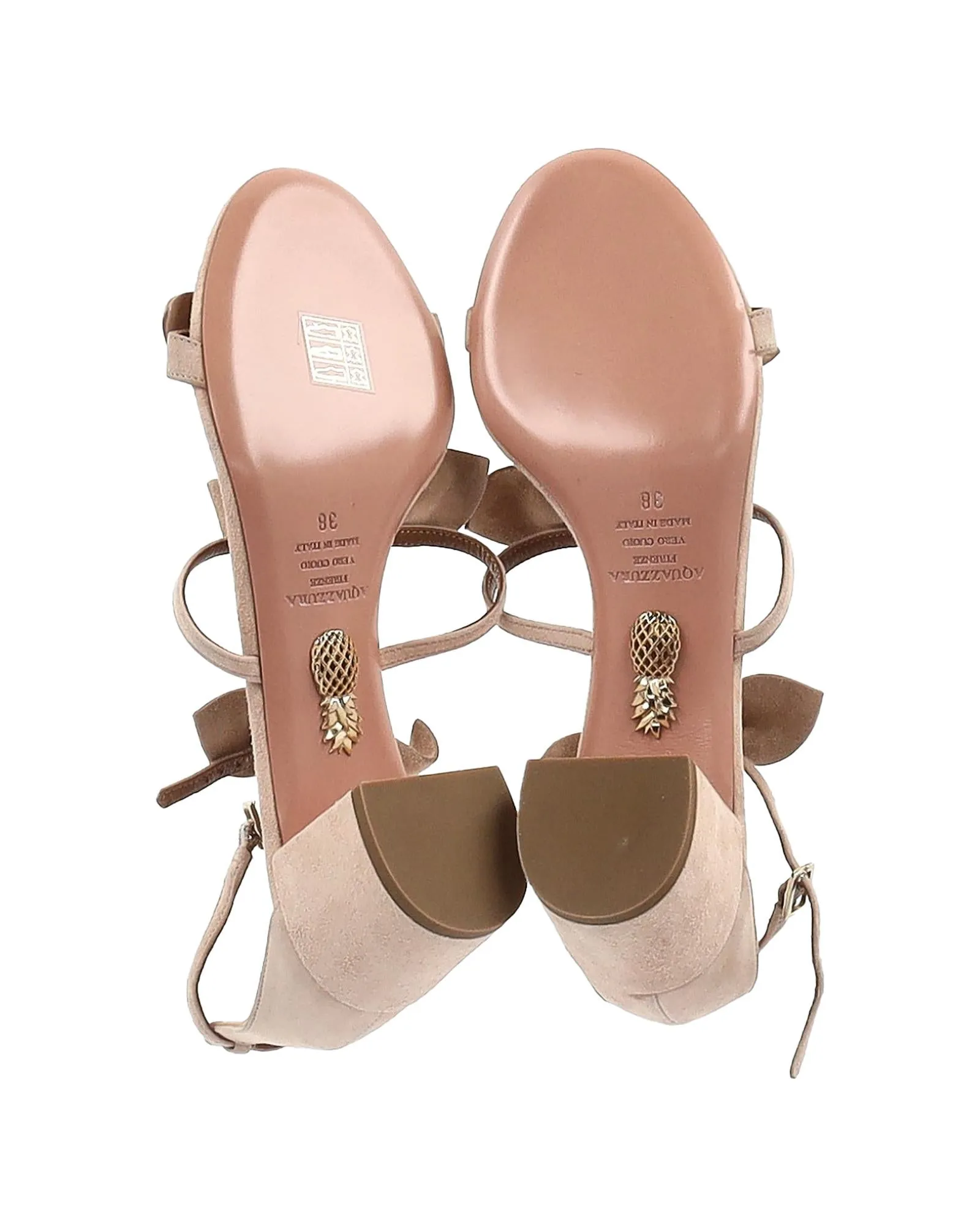 Bow Detail Suede Sandals