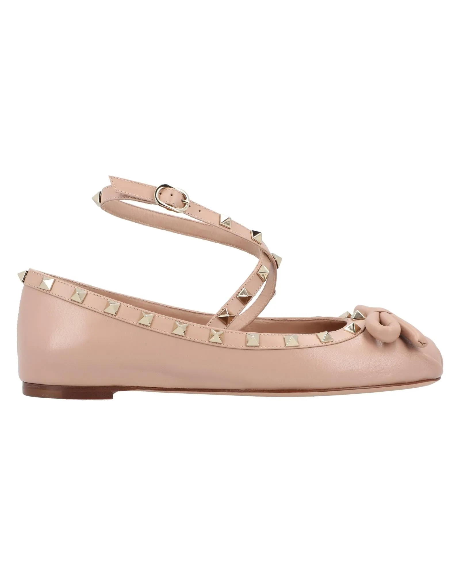 Bow Flats Studded Detail