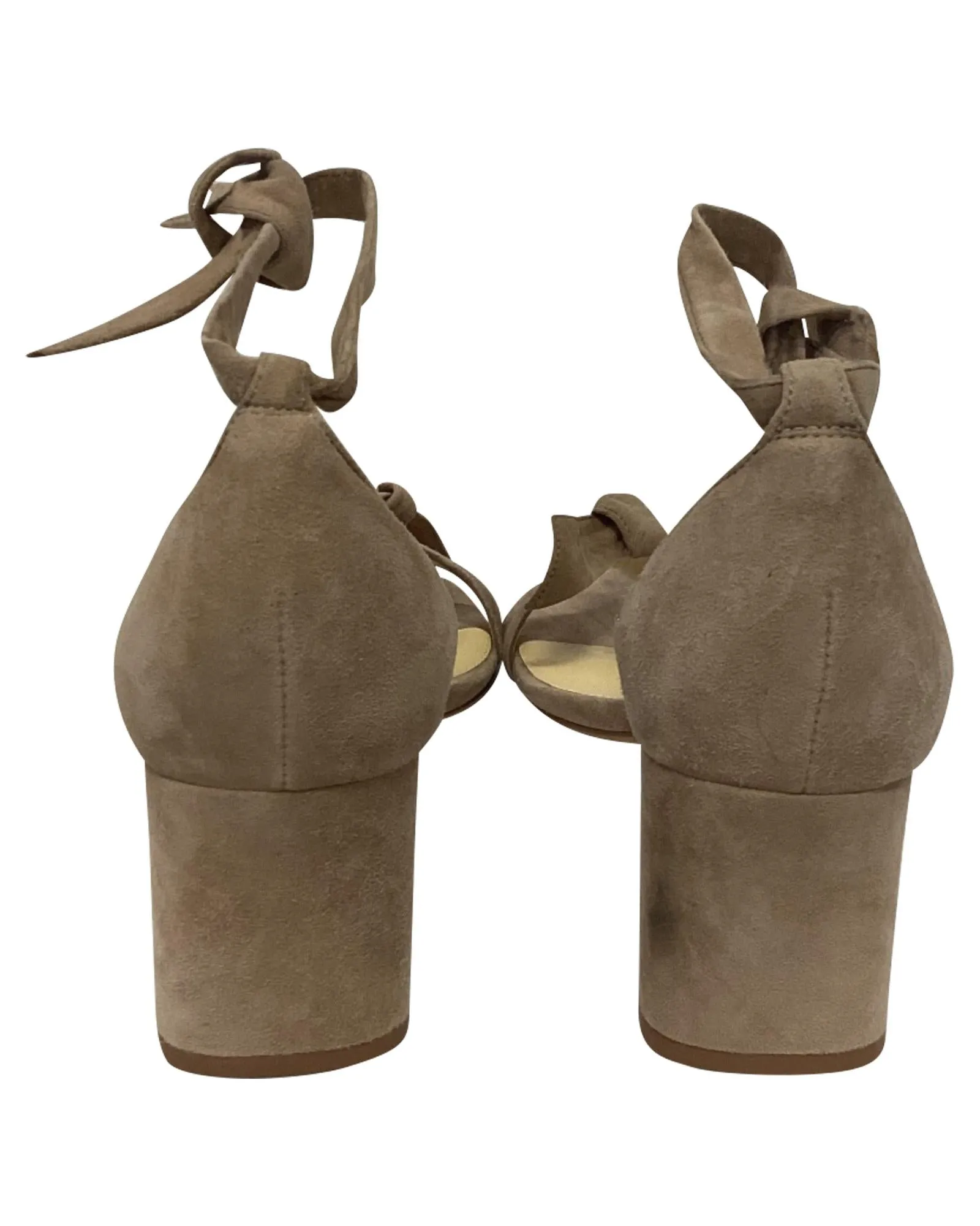 Bow Heels Suede
