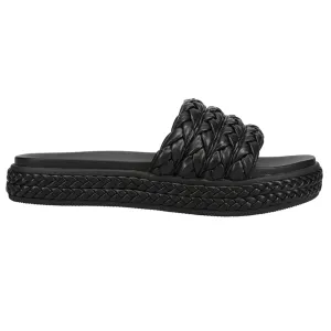 Bri Braided Platform Slide Sandals