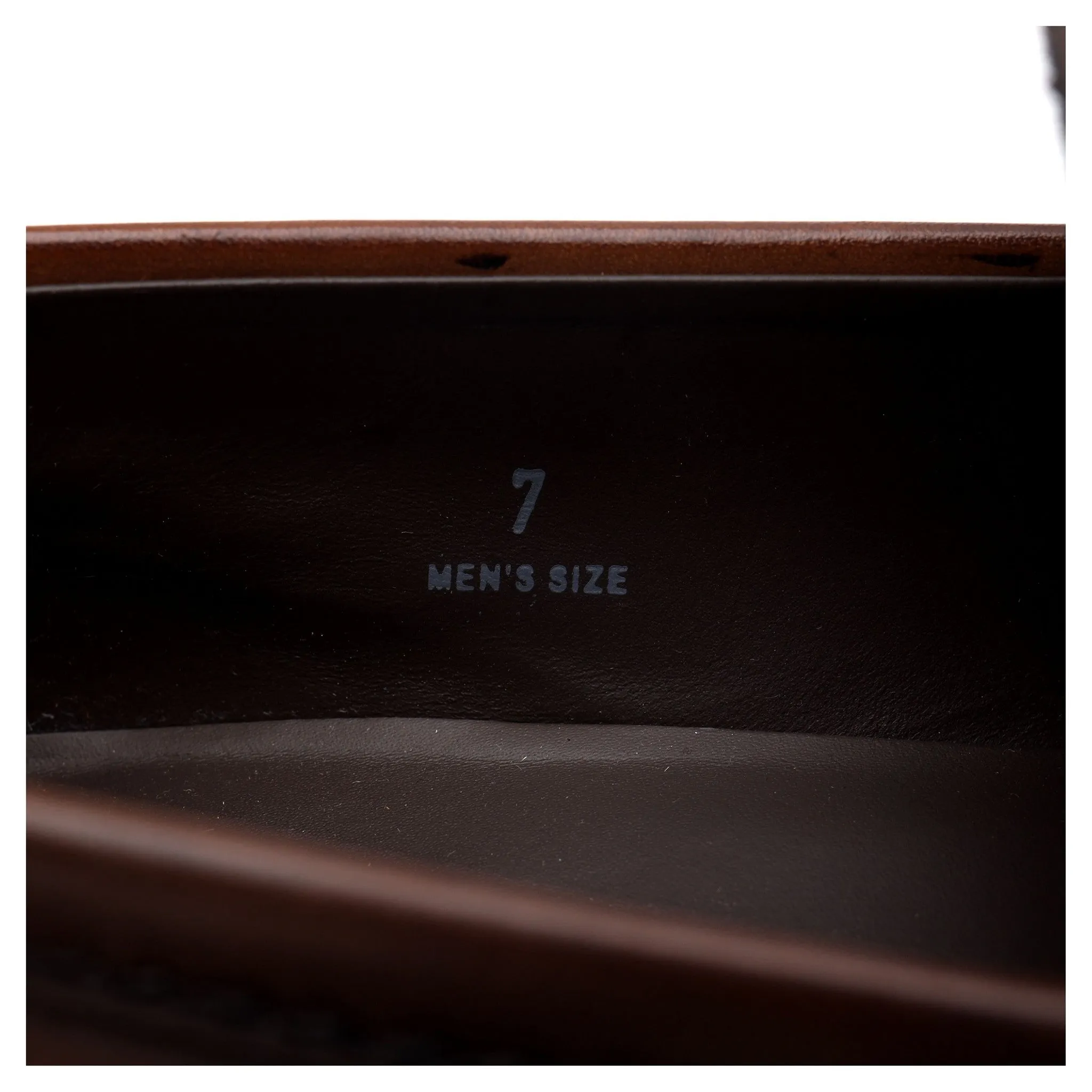 Brown Leather Loafers UK 7