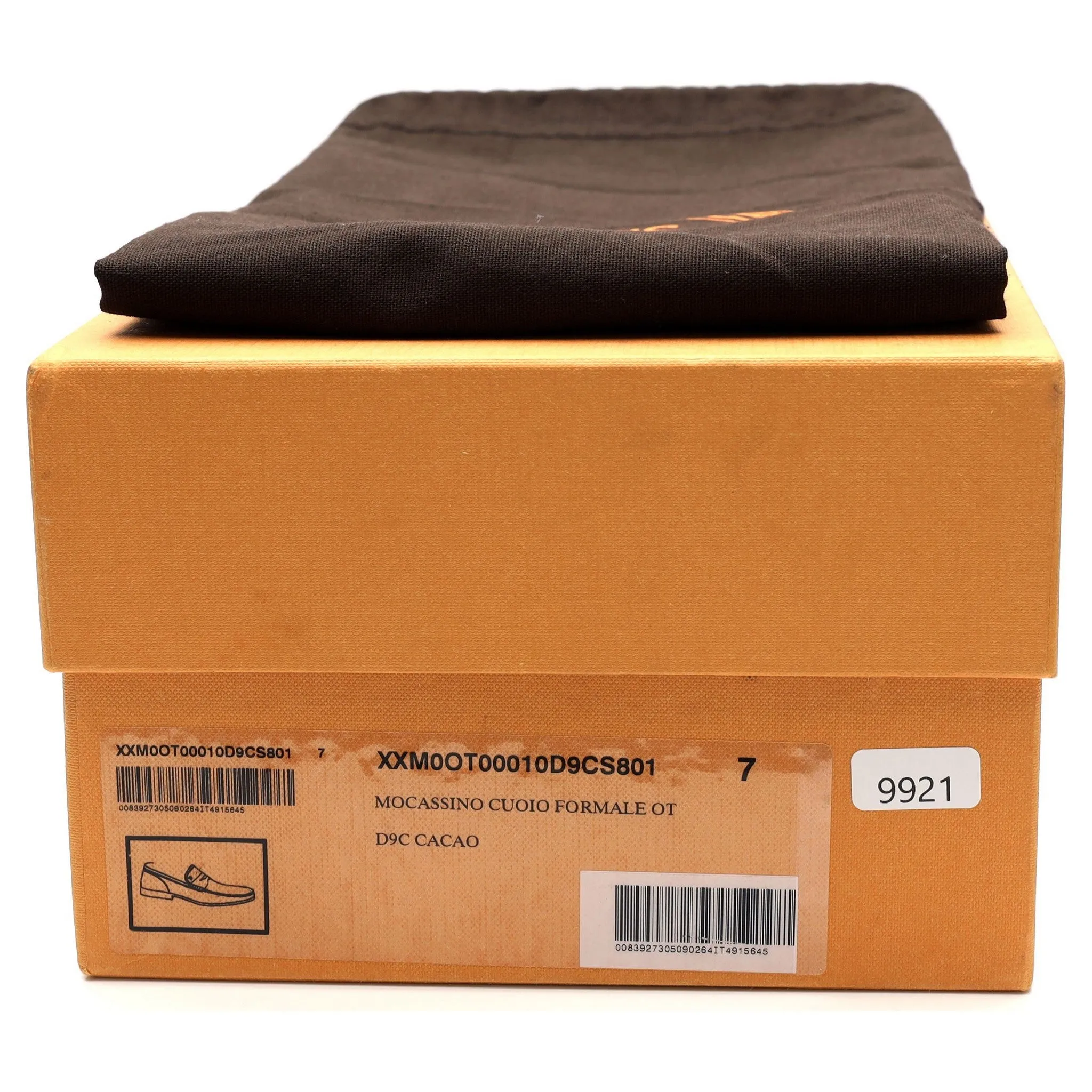 Brown Leather Loafers UK 7