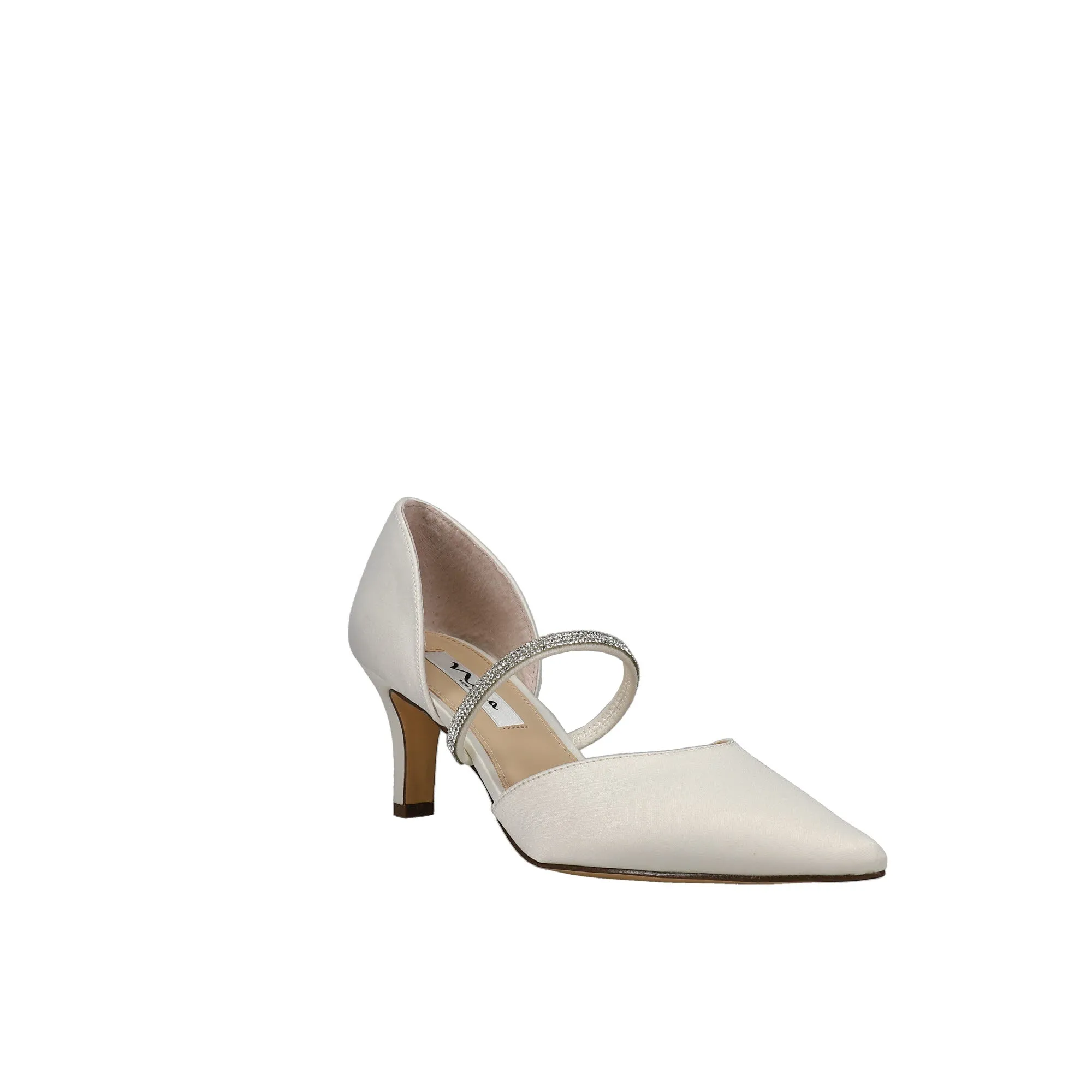 Brystol Rhinestone Pointed Toe Evening Pumps
