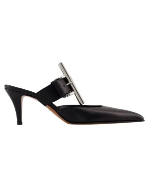 Buckle Detail Mules