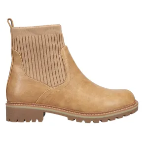 Cabin Fever Round Toe Chelsea Pull On Boots