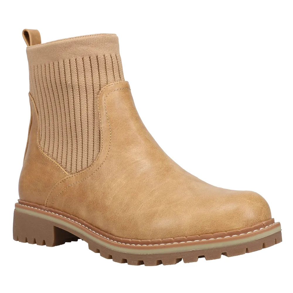 Cabin Fever Round Toe Chelsea Pull On Boots
