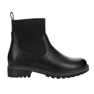 Cabin Fever Round Toe Chelsea Pull On Boots