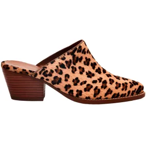 Camelot Leopard Pointed Toe Mules