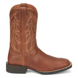 Canter 11 Inch Embroidered Square Toe Pull On Cowboy Boots