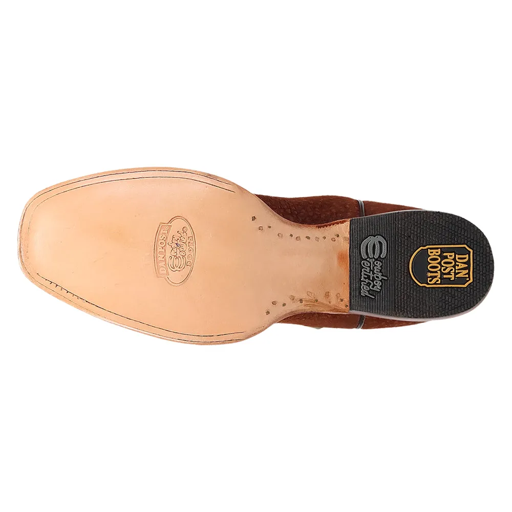 Cappy Carpincho Embroidered Square Toe Pull On Cowboy Boots