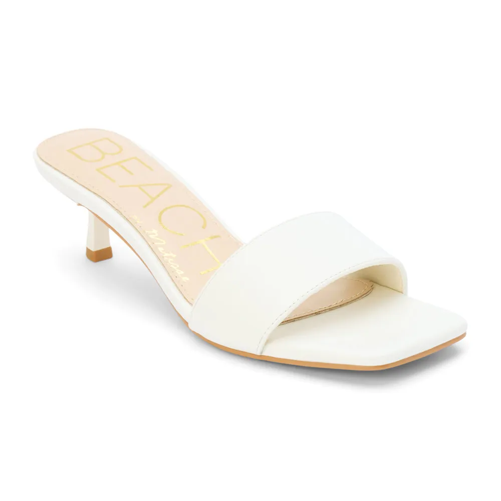 Capricorn Kitten Heel Slide Sandals