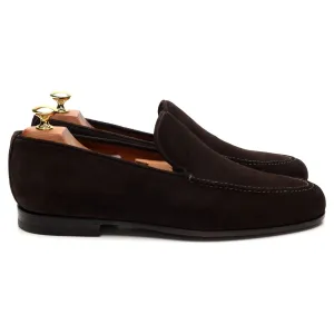 Dark Brown Suede Loafers UK 8.5 EU 42.5