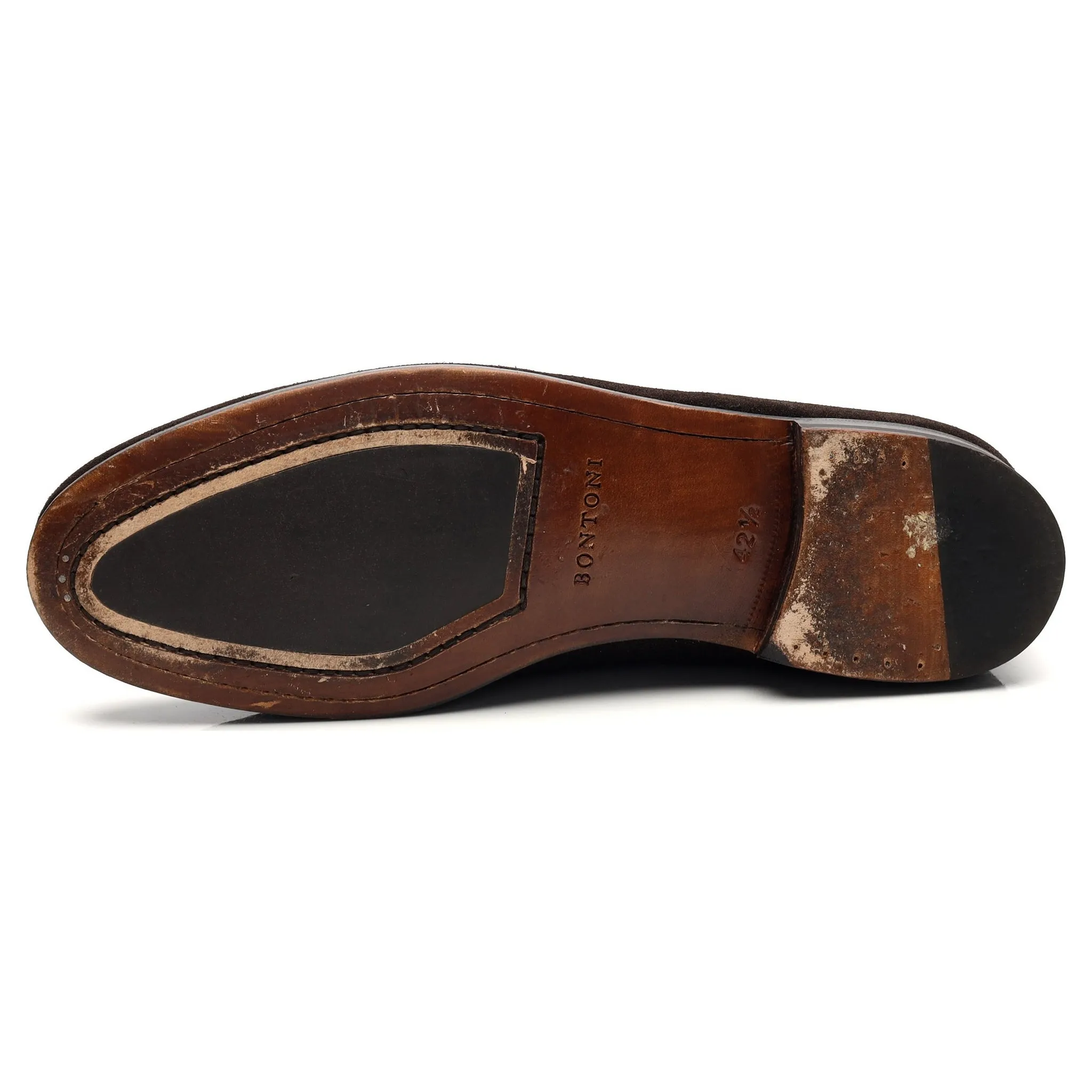 Dark Brown Suede Loafers UK 8.5 EU 42.5