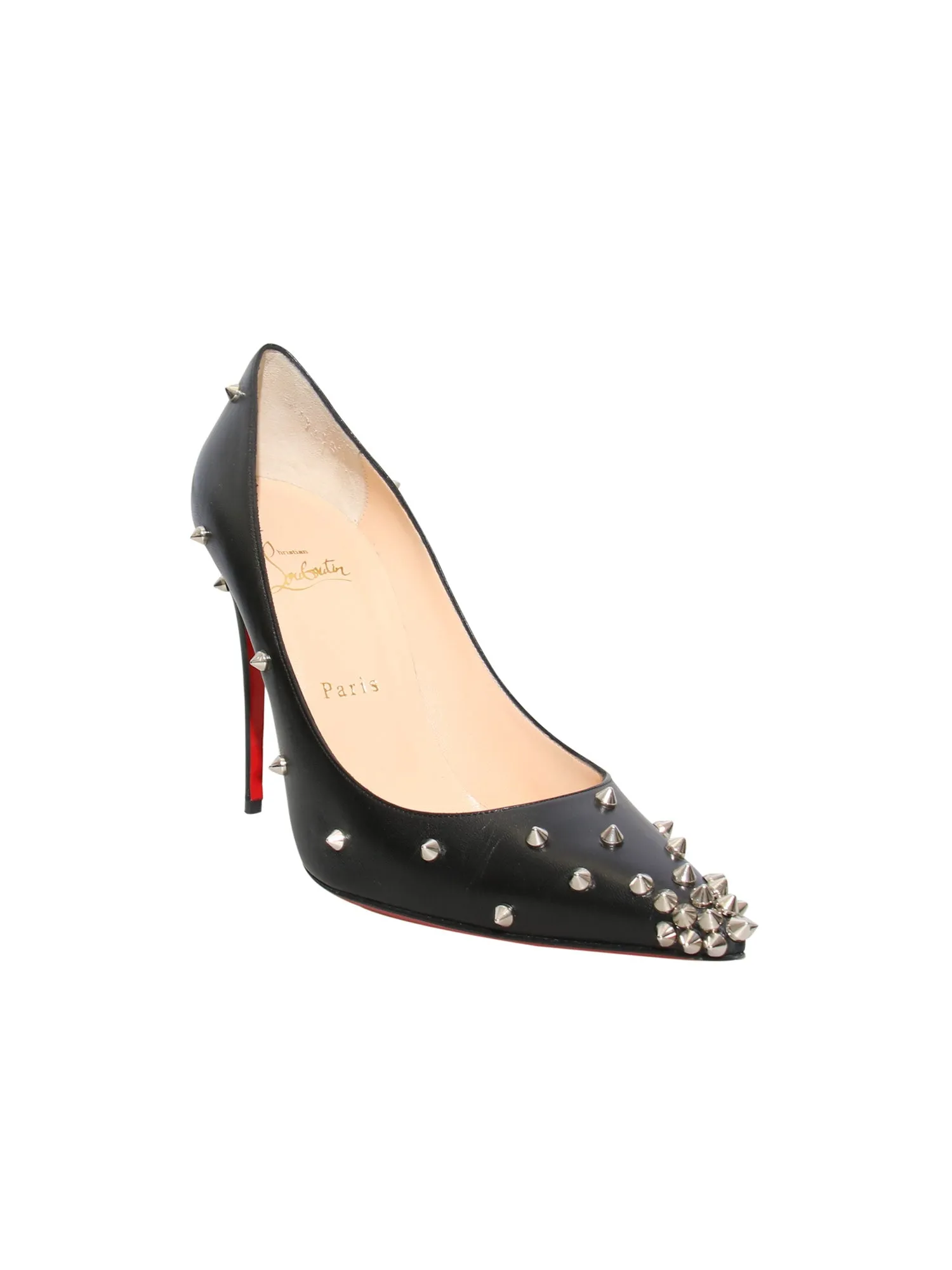 Degraspike Leather Pumps