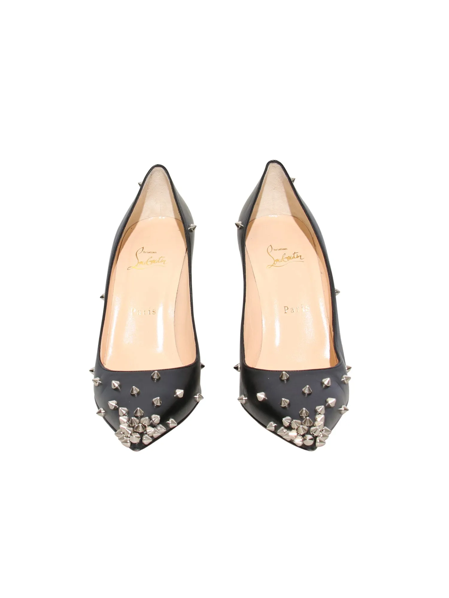 Degraspike Leather Pumps