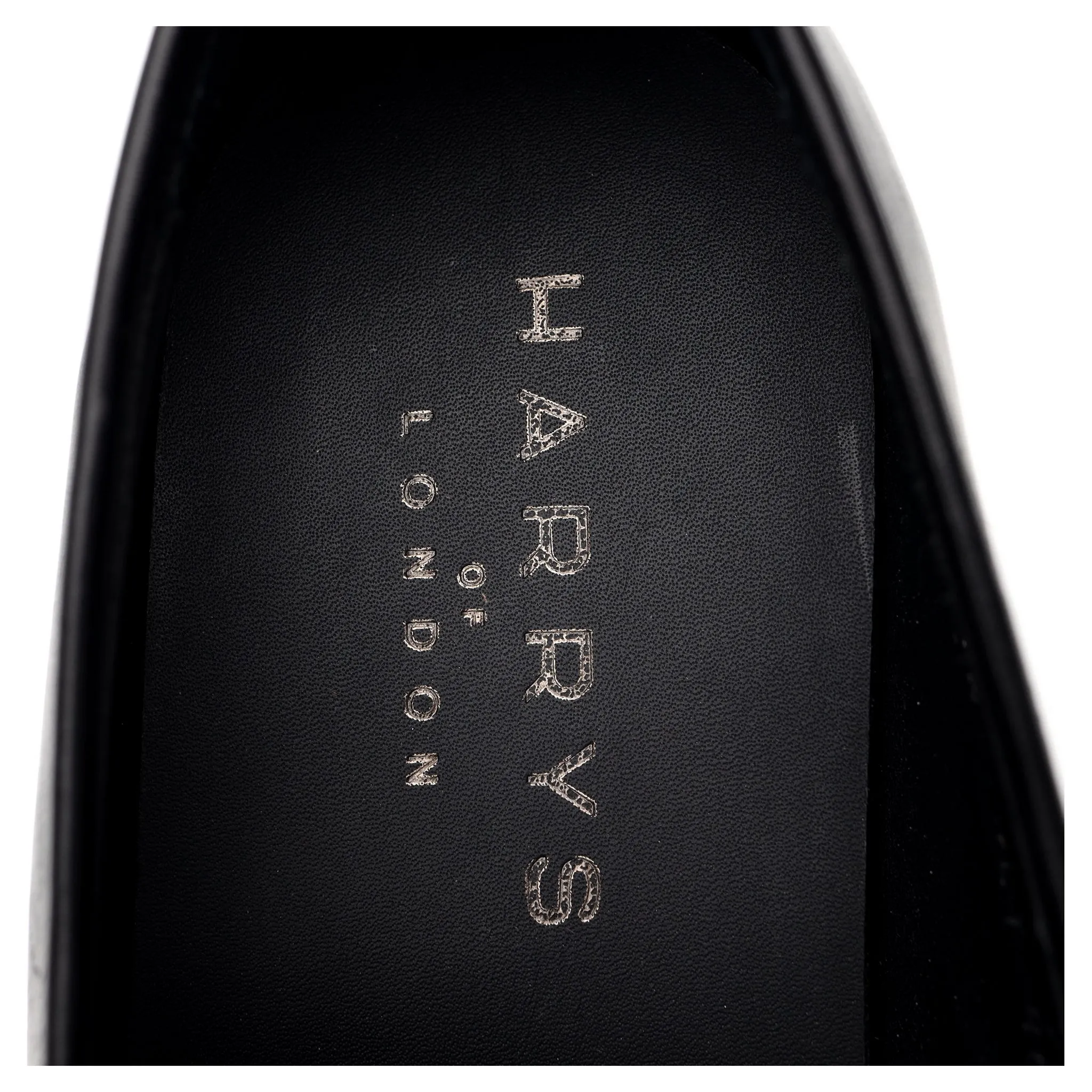 'Downing' Black Leather Loafers UK 12 G