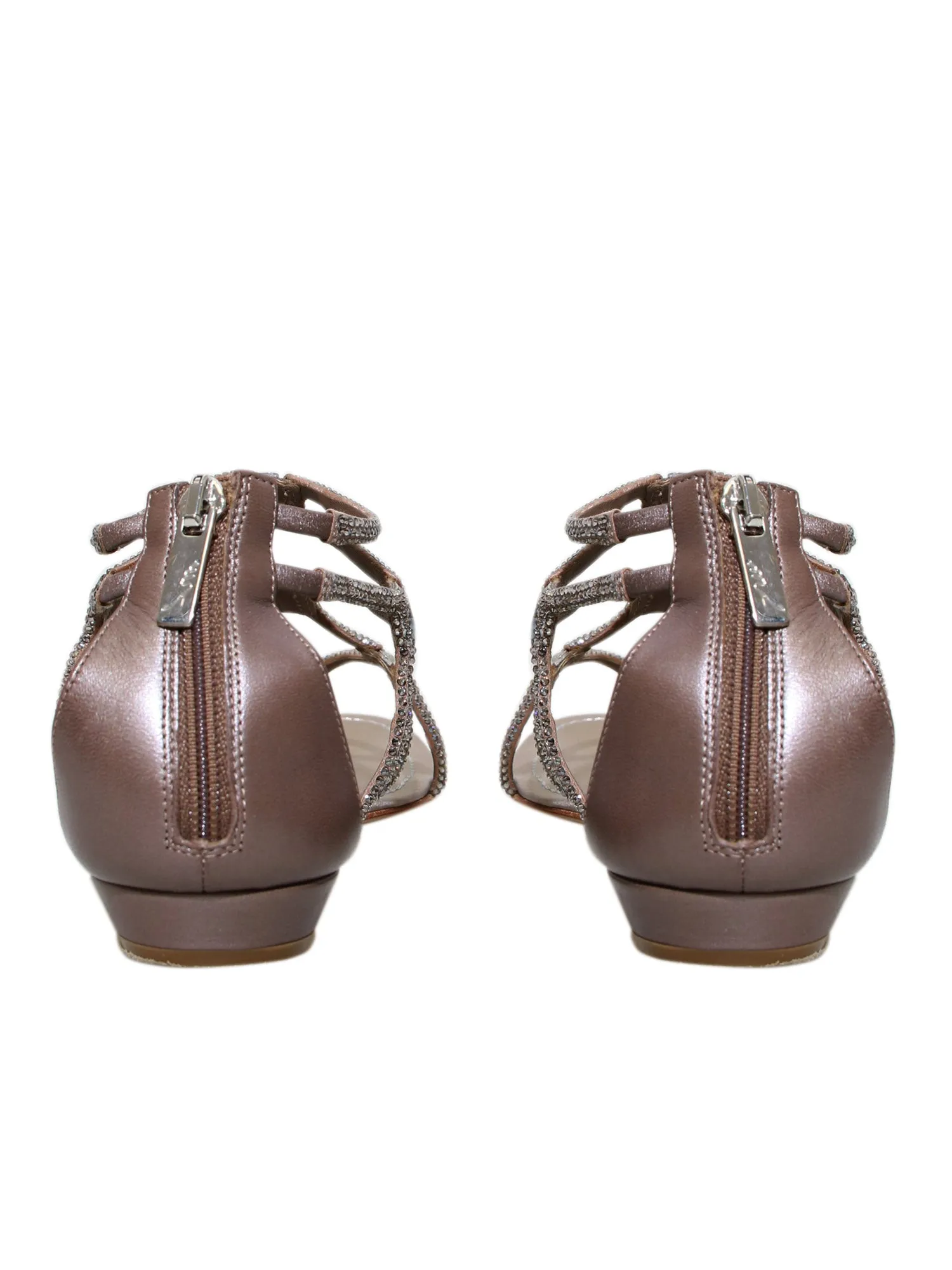 Embellished Leather Sandals