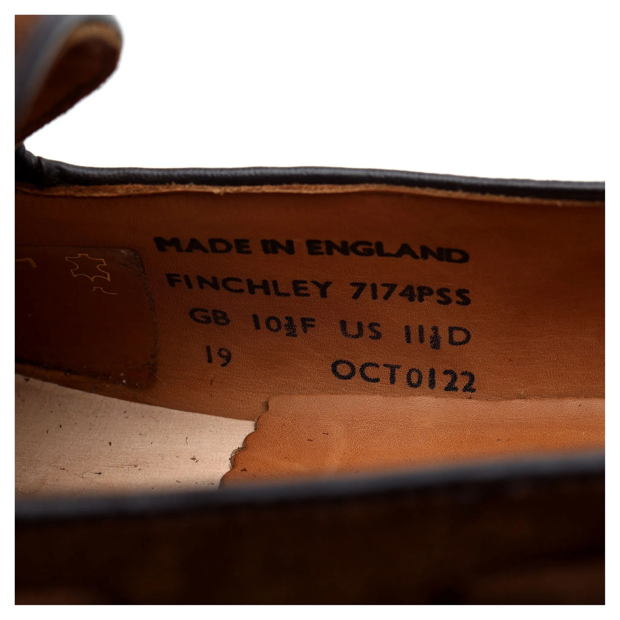 'Finchley' Brown Suede Tassel Loafers UK 10.5 F