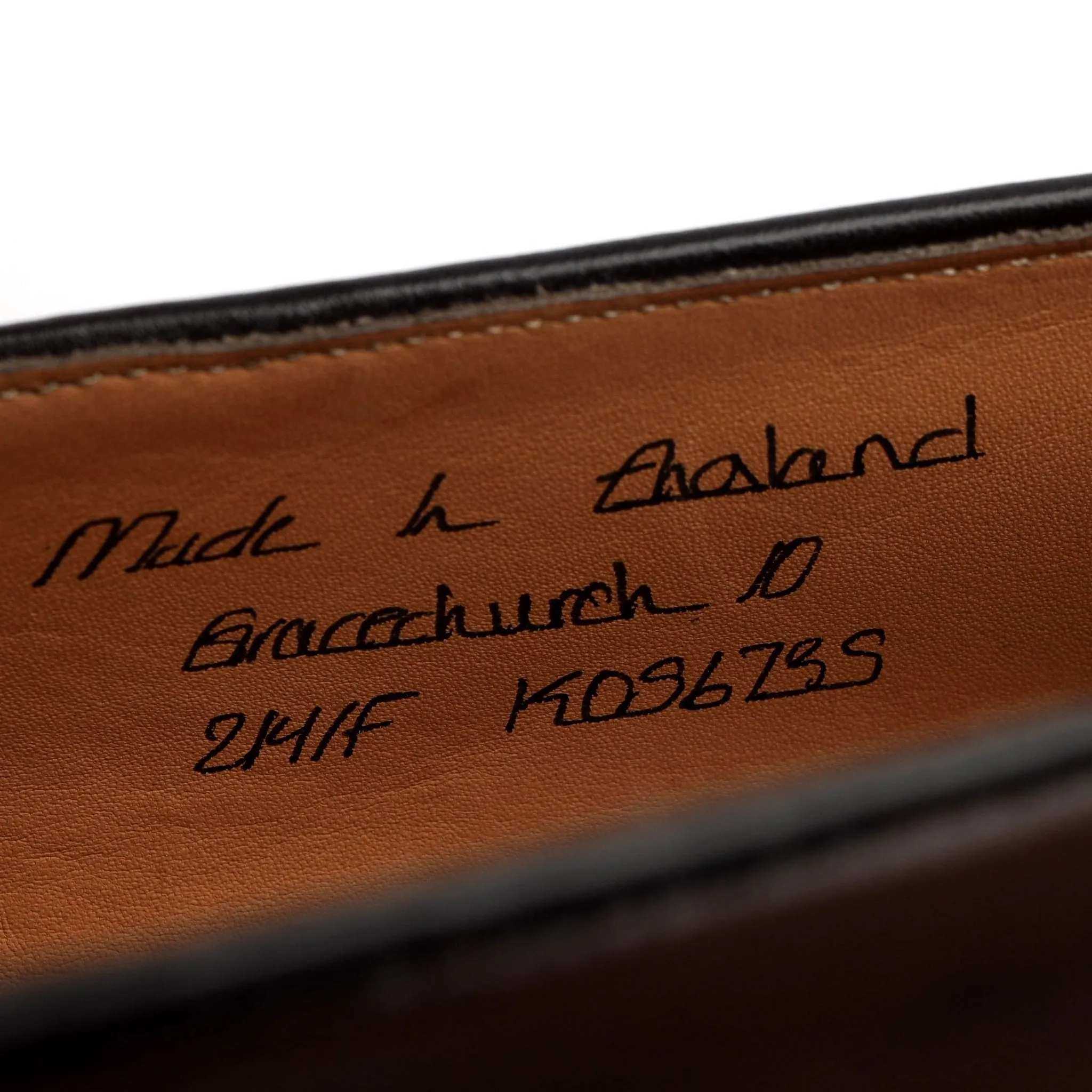 'Gracechurch' Dark Brown Leather Loafers UK 10 F