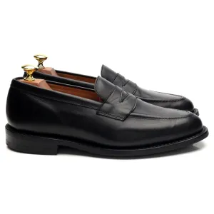 'JS7923' Black Leather Loafers UK 7