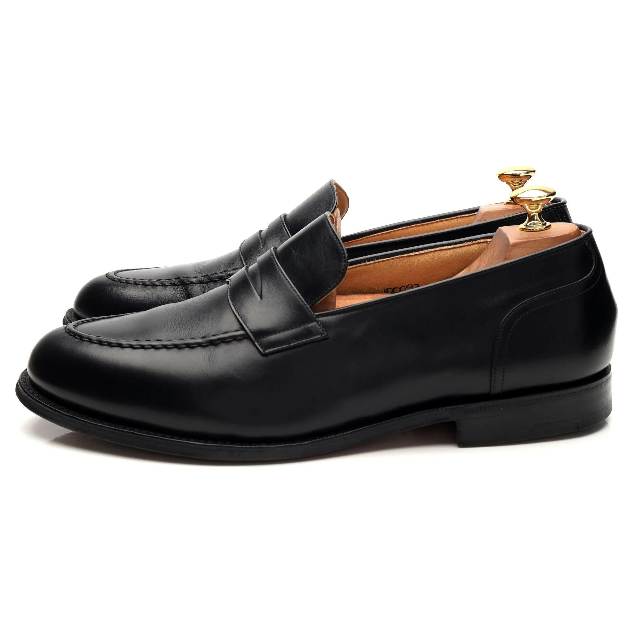 'Salisbury' Black Leather Loafers UK 10 G