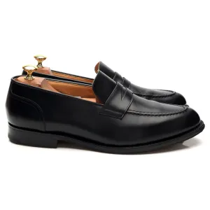 'Salisbury' Black Leather Loafers UK 10 G