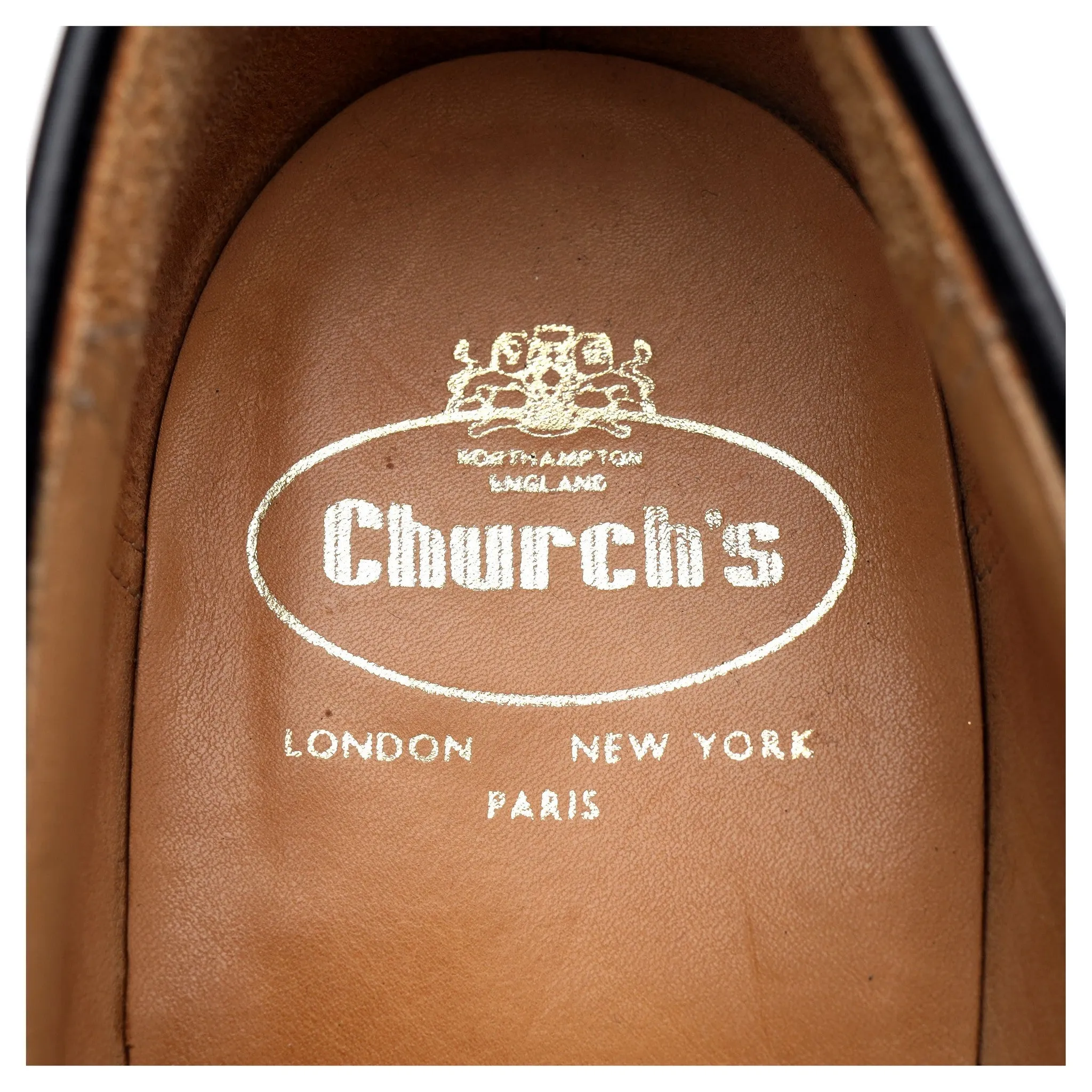 'Salisbury' Black Leather Loafers UK 10 G