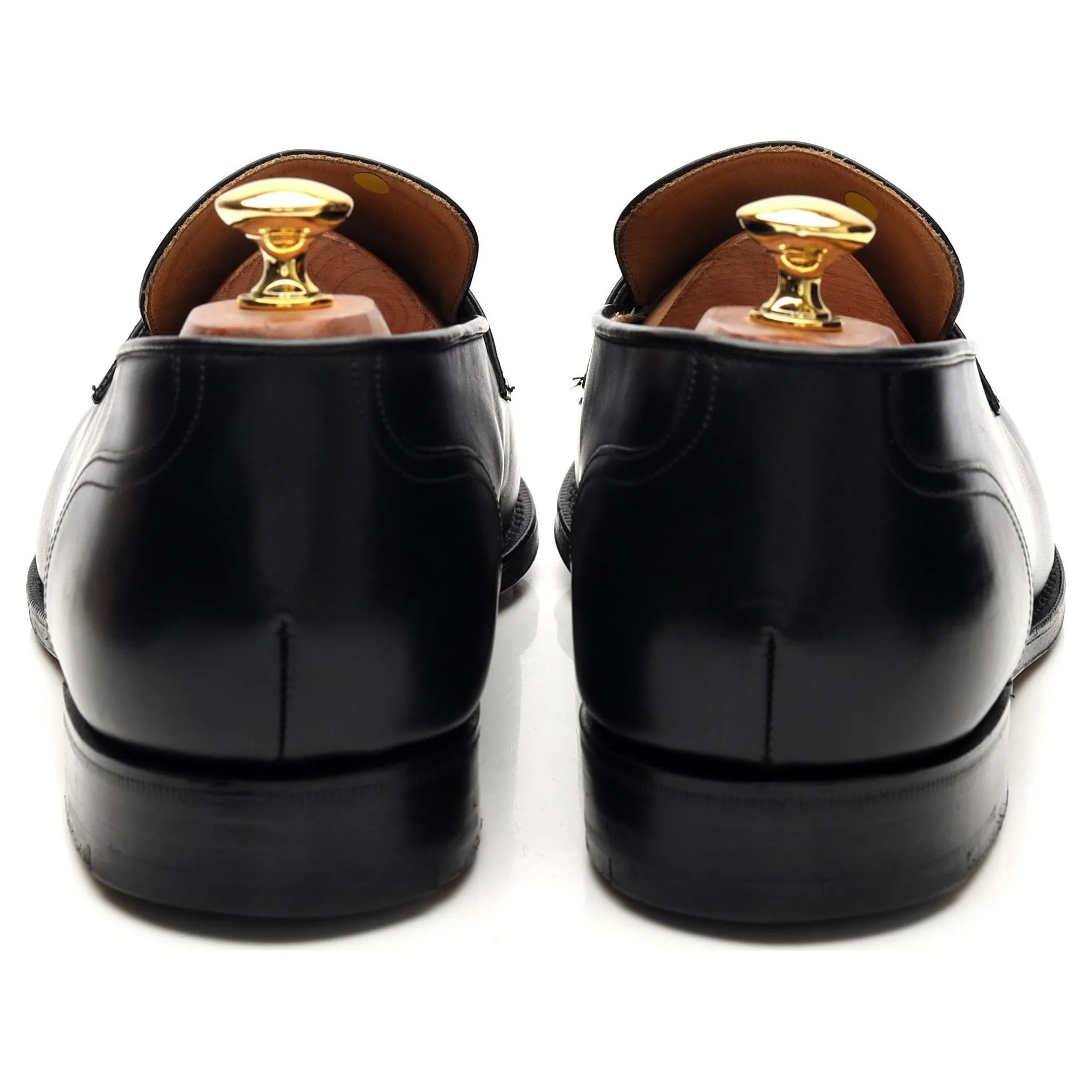'Salisbury' Black Leather Loafers UK 10 G
