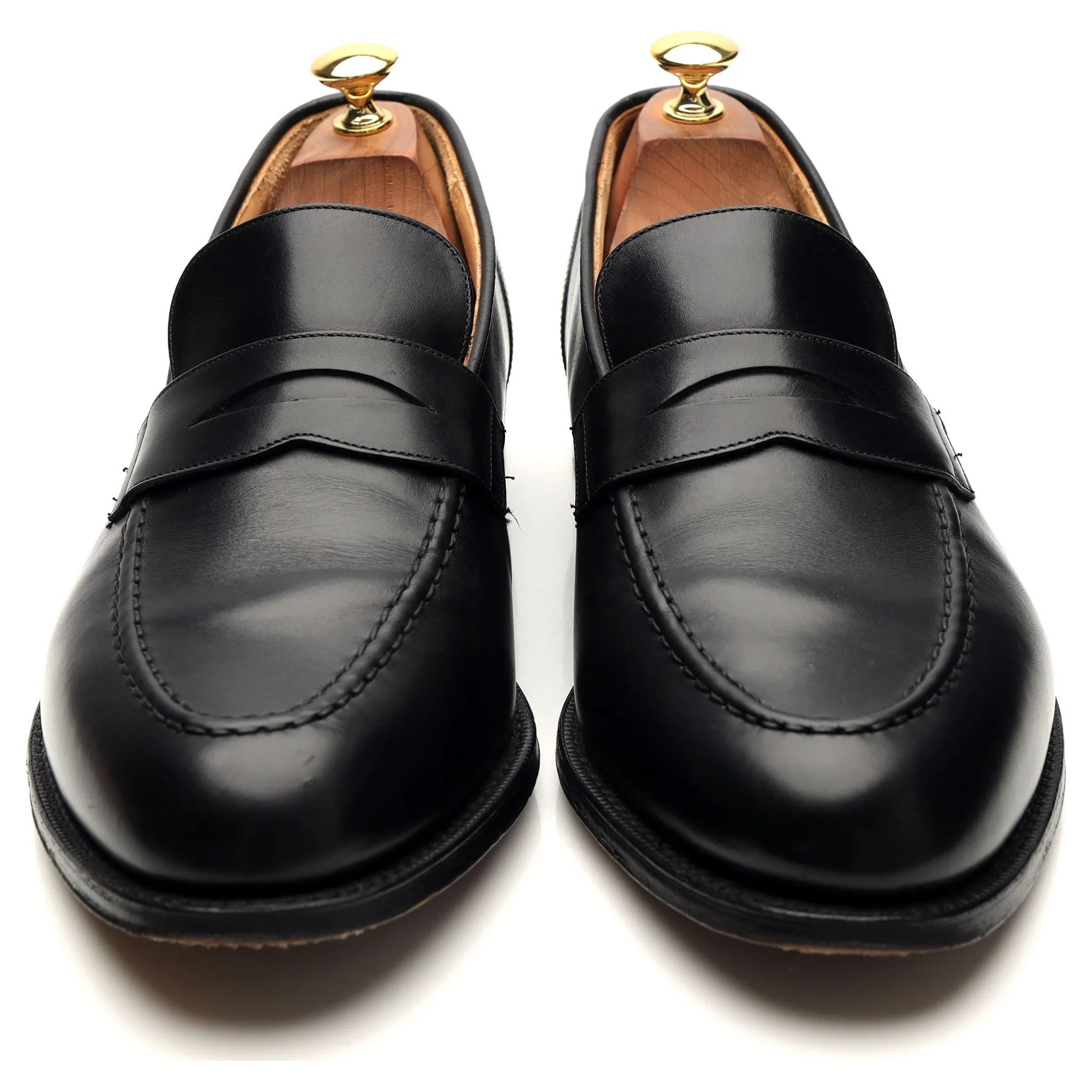 'Salisbury' Black Leather Loafers UK 10 G