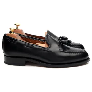 Shipton & Heneage 'Finchley' Black Leather Tassel Loafers UK 9.5 F