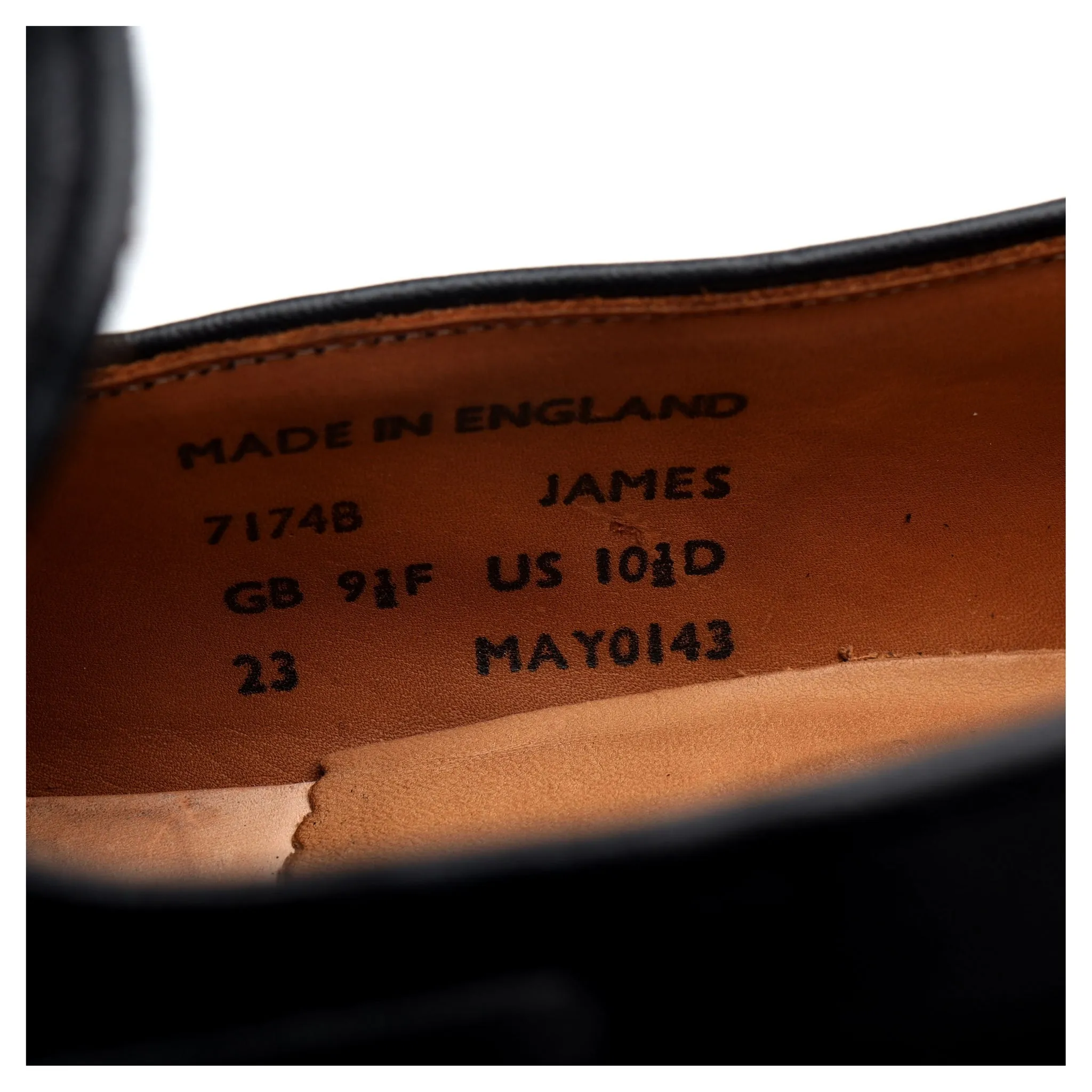 Shipton & Heneage 'Finchley' Black Leather Tassel Loafers UK 9.5 F