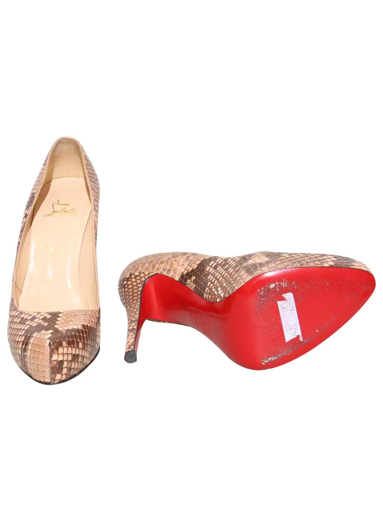 Snakeskin Pumps